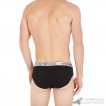 Quần lót nam Emporio Armani Cotton Silver Brief 2-pack Black